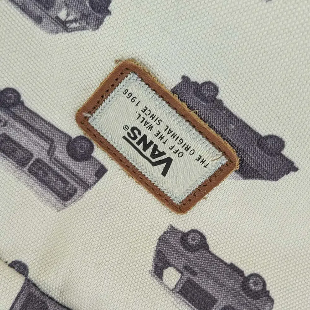 Vans Off The Wall Bus Van Print Canvas Backpack